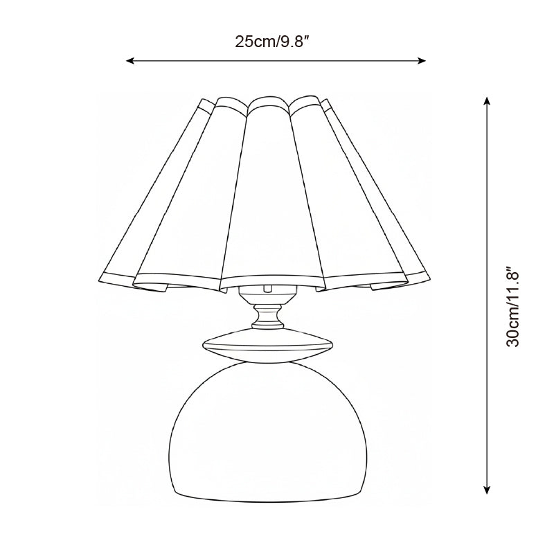 Wabi-Sabi Wood Dome Table Lamp with Dimmable Feature | Stylish Lighting for Bedroom and Living Room 5
