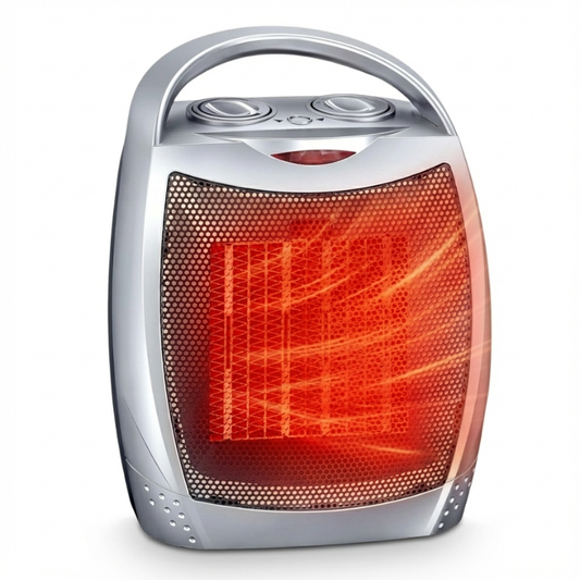 Compact Ceramic Space Heater | Portable Electric Heater with Adjustable Thermostat Ð Quiet Operation for Efficient Heating Up to 200 sq ft