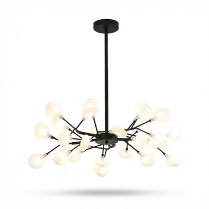 Elegant Gold Chandelier Light with Artistic Branch Design | Modern Fixture for Dining Room Ambiance