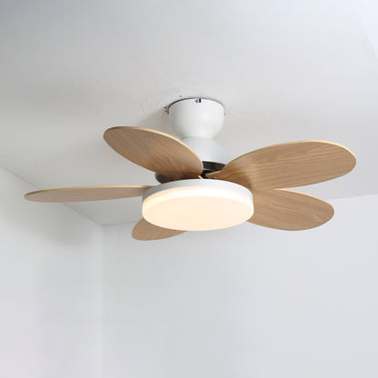 Colorful Glass Ceiling Fan Light with Integrated LED | Stylish Indoor Lighting for Kids' Rooms 16