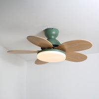 Green & Wood Grain ⌀ 35.4″ x H 11.0″