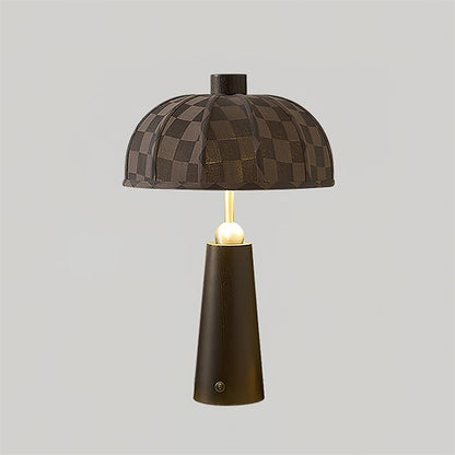 Modern Fabric Table Lamp with Wood Base & Dimmable Light | Stylish Bedside or Desk Lamp for Elegant Home Decor 9