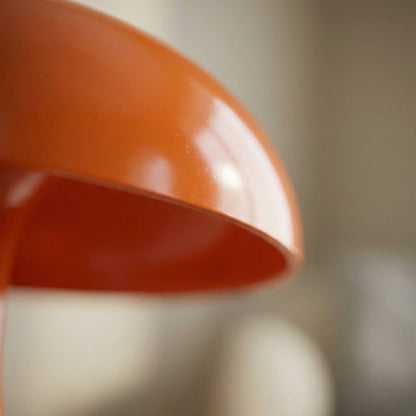 Close-up of a red and white object with a blurred background