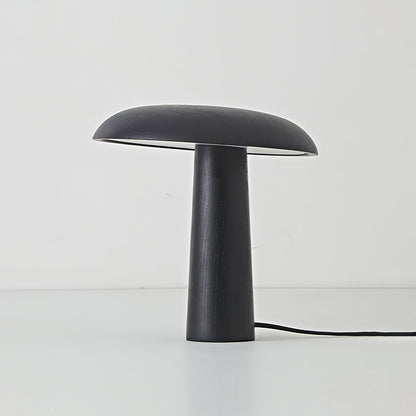 Natural Wood Table Lamp with Integrated LED Design | Stylish Bedside Lighting for Cozy Indoor Spaces 10