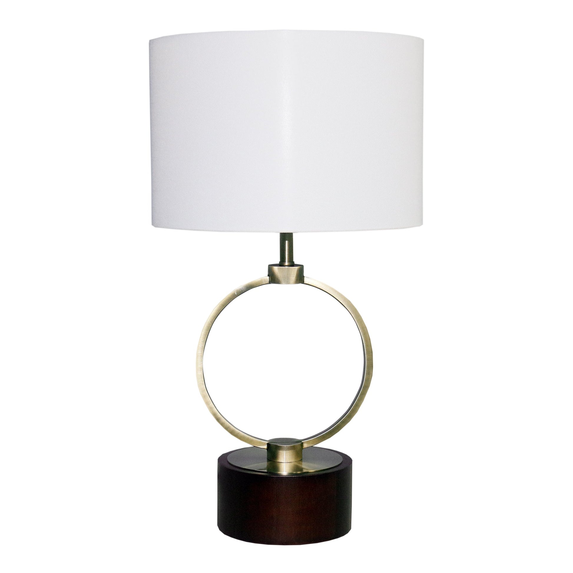 Sculptural Table Lamp | Modern Open Ring Design with Soft Shade | Stylish Bedroom & Living Room Lighting 2