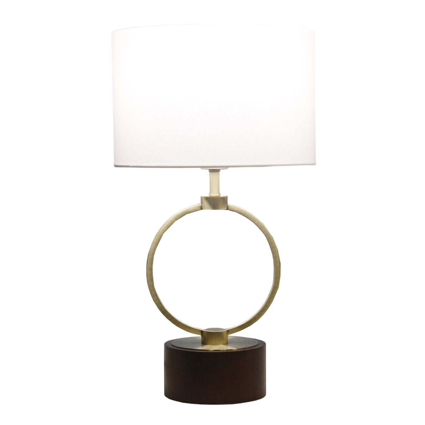 Sculptural Table Lamp | Modern Open Ring Design with Soft Shade | Stylish Bedroom & Living Room Lighting 3
