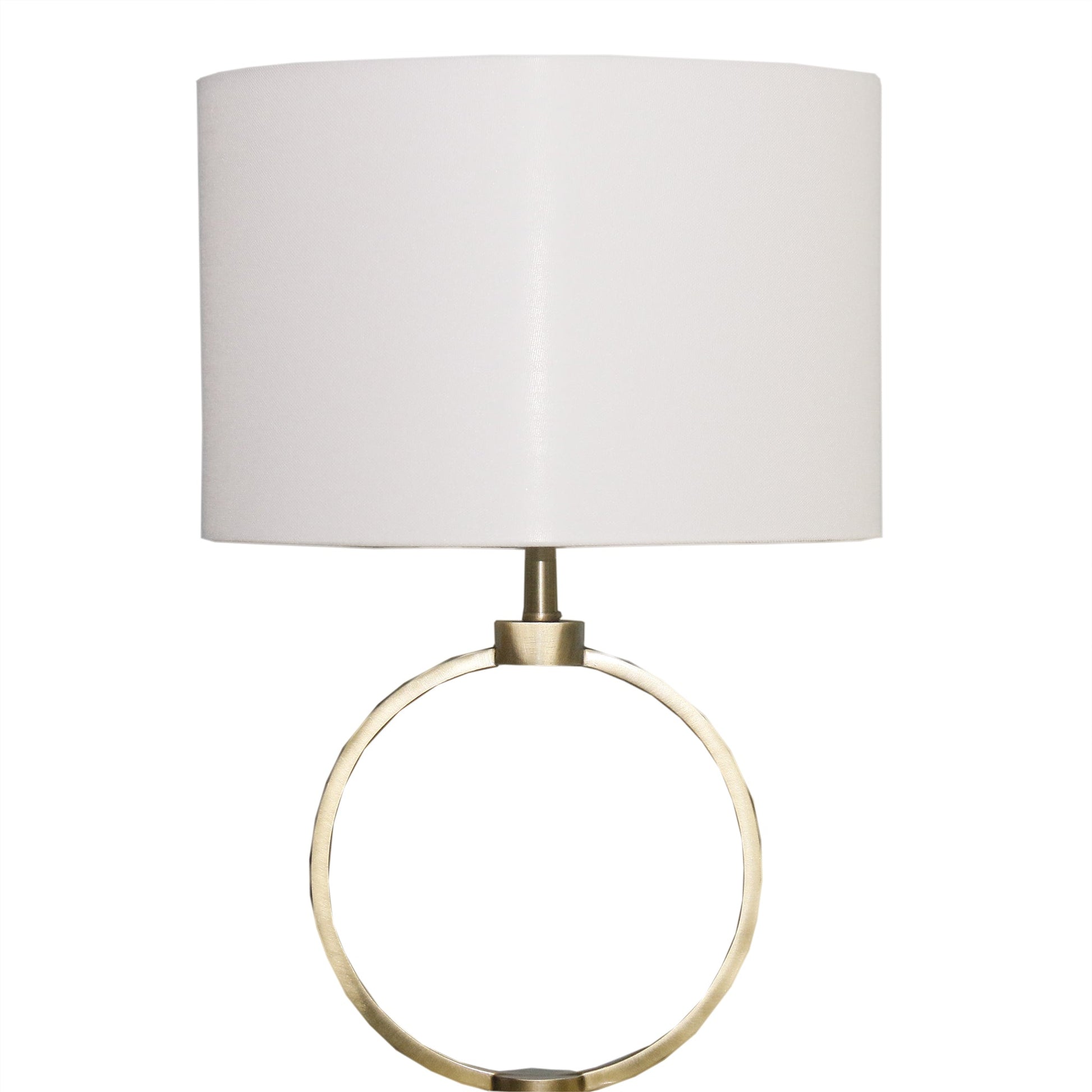 Sculptural Table Lamp | Modern Open Ring Design with Soft Shade | Stylish Bedroom & Living Room Lighting 4