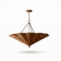 Gold & Natural Rattan