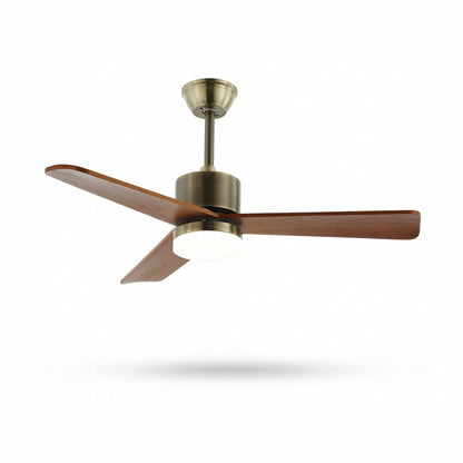 Minimalist Ceiling Fan Light with Integrated LED & Remote Control | Modern Flush Mount Design for Stylish Indoor Spaces