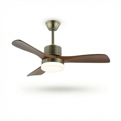Minimalist Ceiling Fan Light with Integrated LED & Remote Control | Modern Flush Mount Design for Stylish Indoor Spaces
